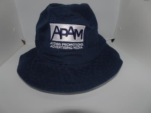 APAM BUCKET HAT NAVY BLUE/WHITE ,  Size: L/XL