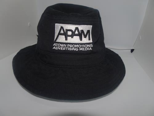 APAM BUCKET HAT BLACK/WHITE ,  Size: SMALL/MEDIUM