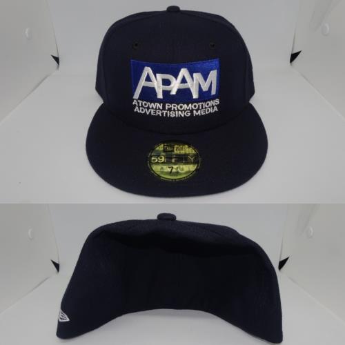 APAM LOGO NEW ERA FITTED NAVY BLUE