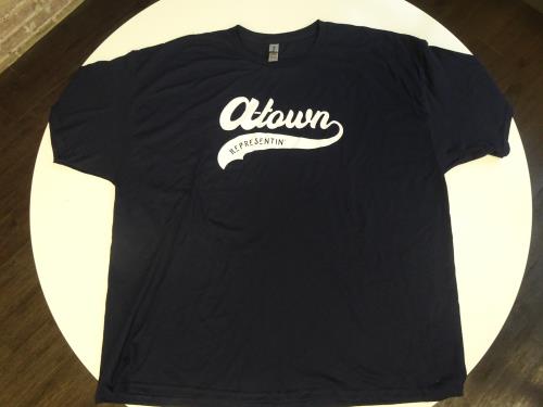 A-Town REPRESENTIN'  "OG Navy Blue"  ( Men's 3Xl T-Shirt )