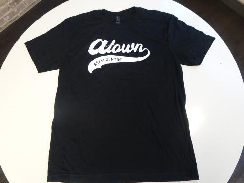 A-Town REPRESENTIN' Black Men's ( Large  T-Shirt )