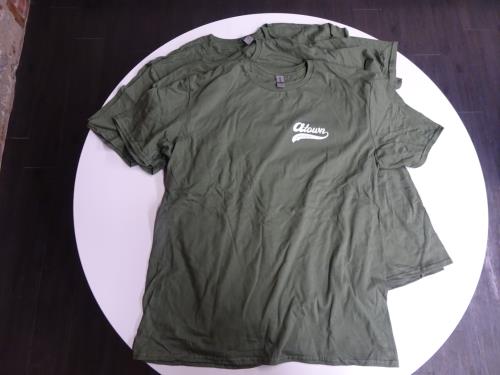 A-Town REPRESENTIN"  "MILITARY GREEN" GILDAN ADULT SOFTSTYLE T-SHIRT: Left Chest Logo ,  ( Size: Extra-Large )